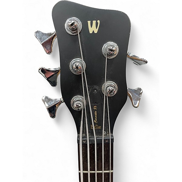 Used Warwick Corvette 5 String Double BUCk Natural Electric Bass Guitar