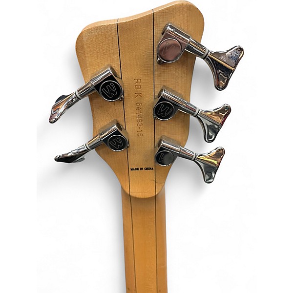 Used Warwick Corvette 5 String Double BUCk Natural Electric Bass Guitar