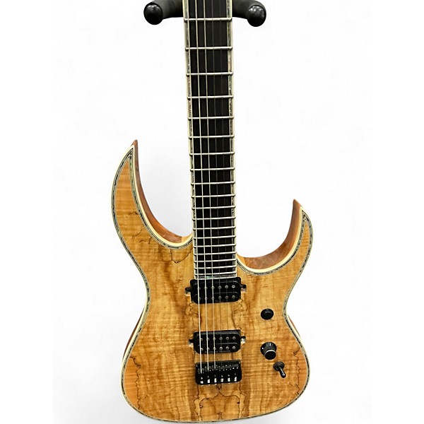 Used B.C. Rich Shredzilla Extreme Exotic Spalted Maple Solid Body Electric Guitar