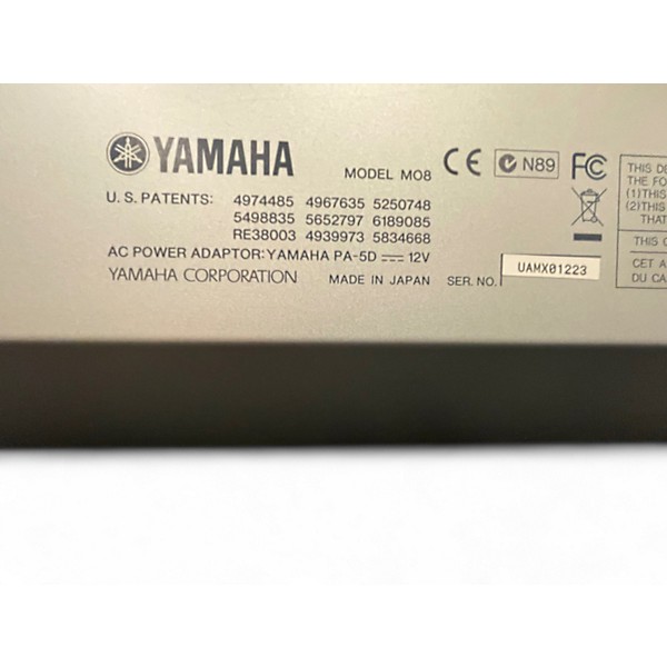 Used Yamaha MO8 88 Key Keyboard Workstation