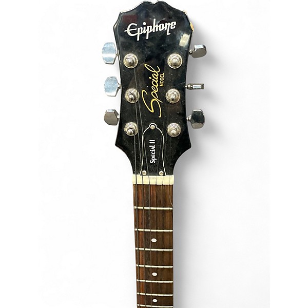 Used Epiphone Les Paul Special II Black Solid Body Electric Guitar