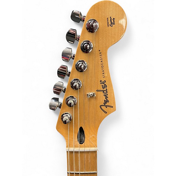 Used Fender Player Stratocaster Black Solid Body Electric Guitar