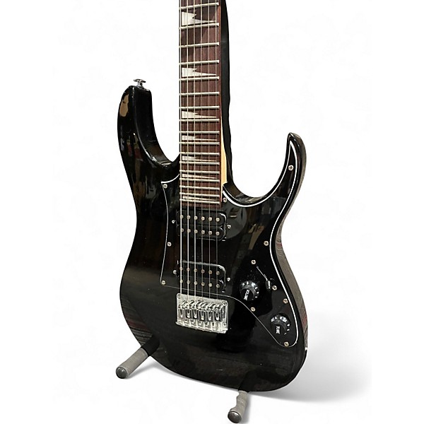Used Ibanez GRGM21 MIKRO BLACK NIGHT Solid Body Electric Guitar
