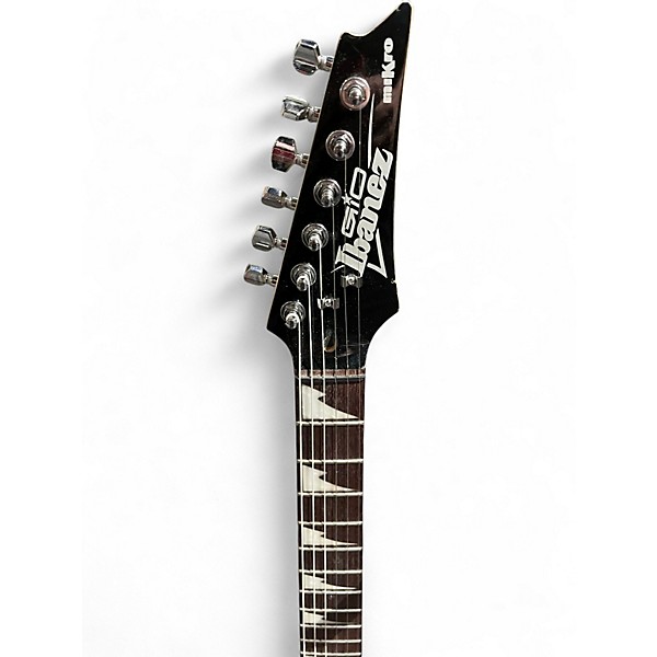 Used Ibanez GRGM21 MIKRO BLACK NIGHT Solid Body Electric Guitar