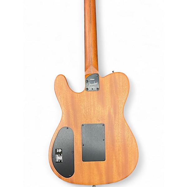 Used Fender American Acoustasonic Telecaster Sunburst Acoustic Electric Guitar