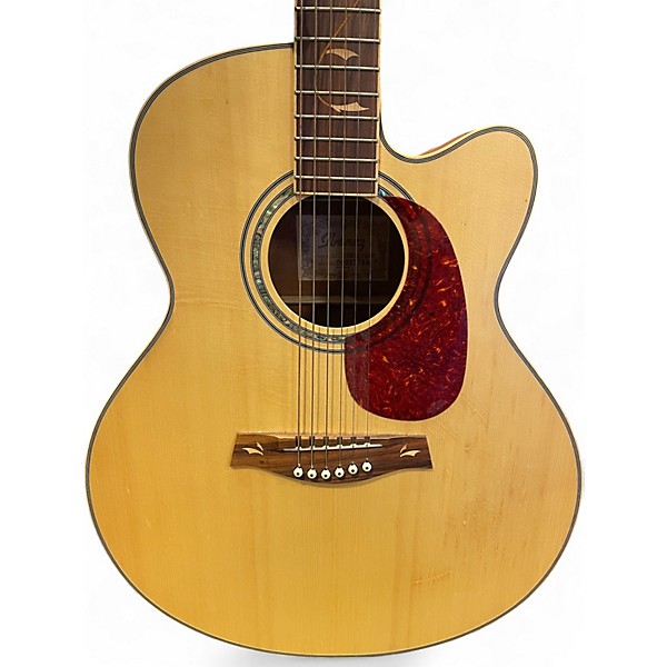 Used Ibanez AEL50SERLV1202 Natural Acoustic Electric Guitar