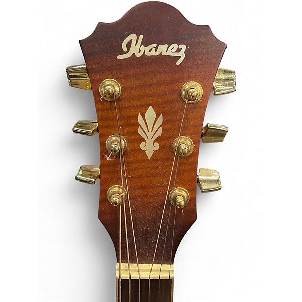 Used Ibanez AEL50SERLV1202 Natural Acoustic Electric Guitar