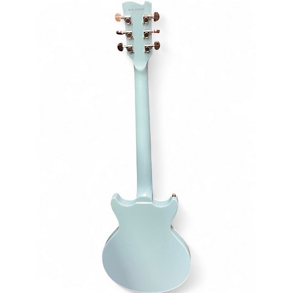 Used West Creek Guitars DC P90 Double Cutaway Blue Solid Body Electric Guitar