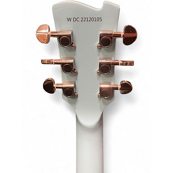 Used West Creek Guitars DC P90 Double Cutaway Blue Solid Body Electric Guitar