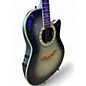 Used Ovation CC57 CELEBRITY SILVER BURST Acoustic Guitar