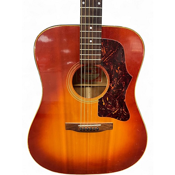 Vintage 1975 Gibson J-45 DELUXE Sunburst Acoustic Guitar