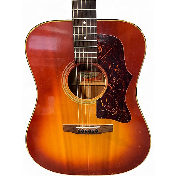 Vintage 1975 Gibson J-45 DELUXE Sunburst Acoustic Guitar