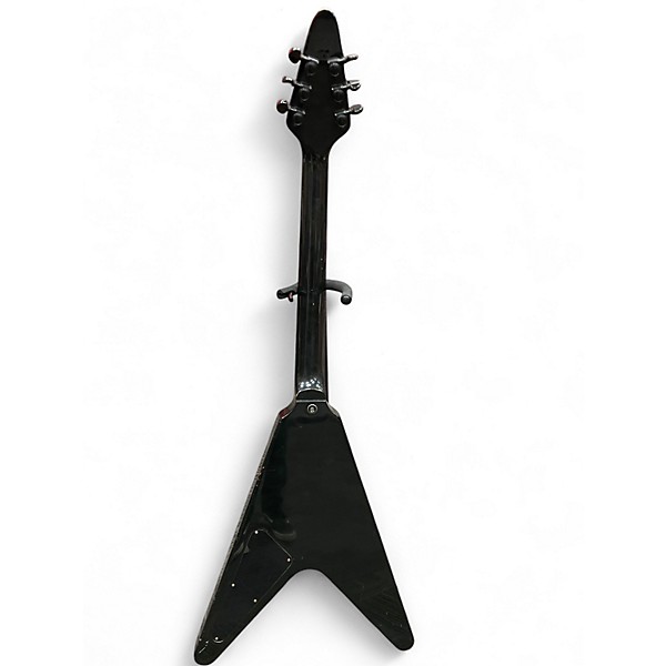 Vintage 1985 Gibson Flying V Black Solid Body Electric Guitar