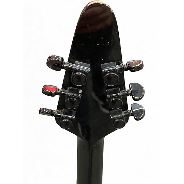Vintage 1985 Gibson Flying V Black Solid Body Electric Guitar
