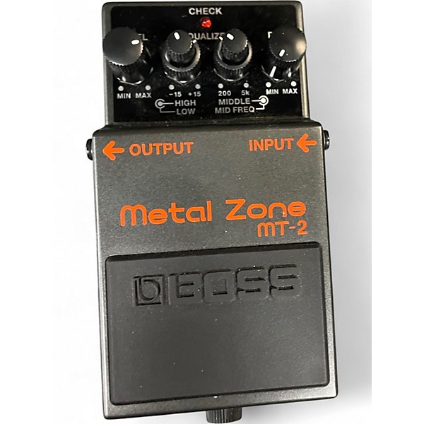 Used BOSS MT2 Metal Zone Distortion Effect Pedal