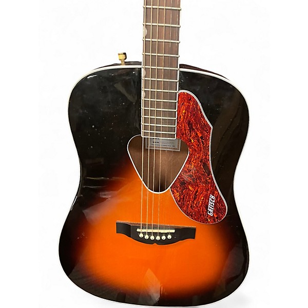 Used Gretsch Guitars G5024E Rancher 2 Color Sunburst Acoustic Electric Guitar