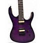 Used Leojaymz Monsoon Purple Burst Solid Body Electric Guitar