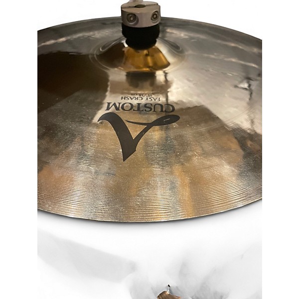 Used 2024 Zildjian 15in A Custom Fast Crash Cymbal
