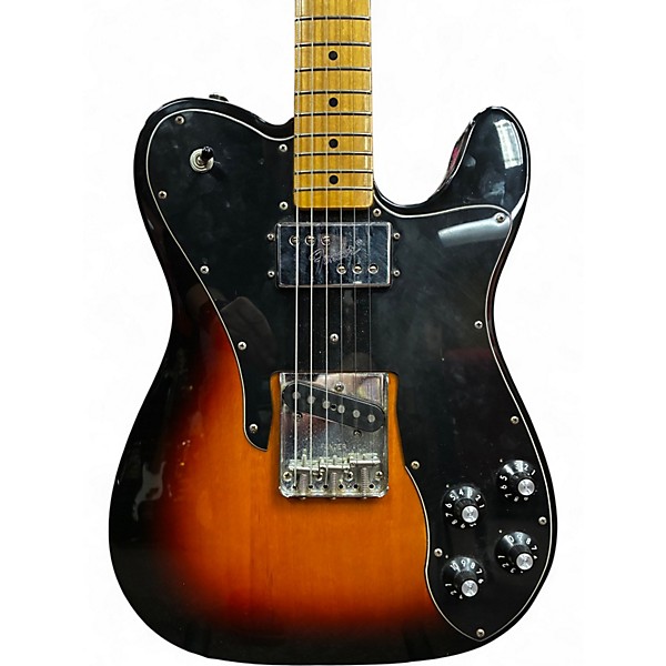 Used Fender Telecaster Custom 2 Color Sunburst Solid Body Electric Guitar