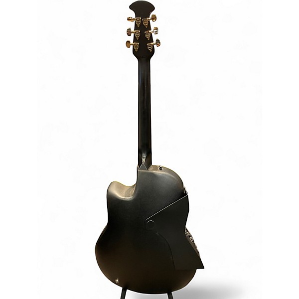 Used Ovation CC24 Celebrity Black Acoustic Electric Guitar