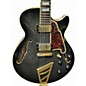 Used D'Angelico EX-SS Trans Black Hollow Body Electric Guitar