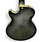 Used D'Angelico EX-SS Trans Black Hollow Body Electric Guitar