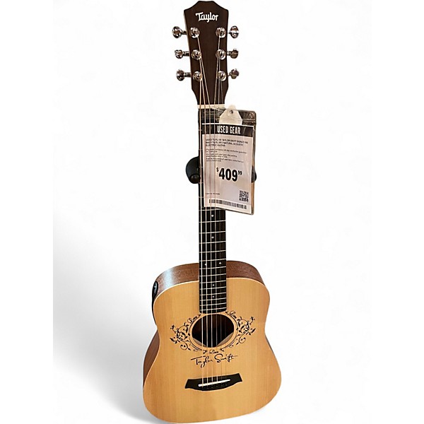 Used Taylor Taylor Swift Signature Baby Taylor E Natural Acoustic Electric Guitar