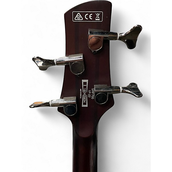 Used Ibanez SRF700 2 Color Sunburst Electric Bass Guitar