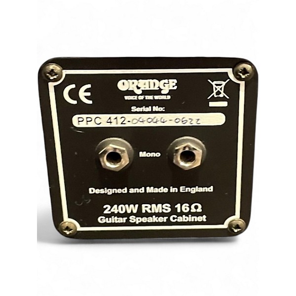 Used Orange Amplifiers PPC412-A 4x12 240w Guitar Cabinet