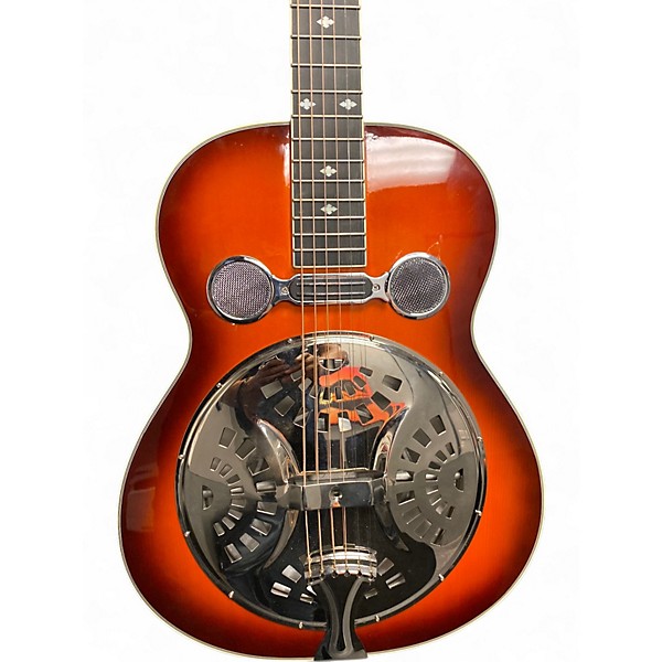 Used Rogue RESONATOR 2 Color Sunburst Resonator Guitar