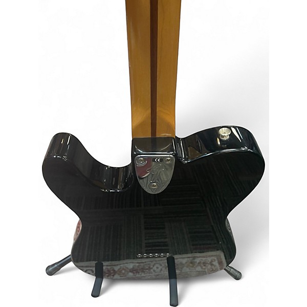 Used Fender 1972 Reissue Custom Telecaster Black Solid Body Electric Guitar