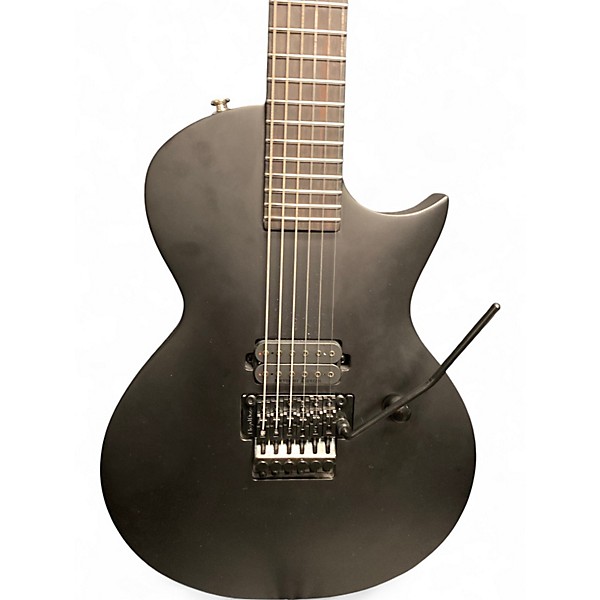 Used ESP LTD EC-Black Metal Satin Black Solid Body Electric Guitar