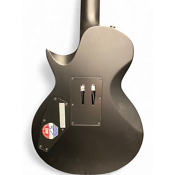 Used ESP LTD EC-Black Metal Satin Black Solid Body Electric Guitar