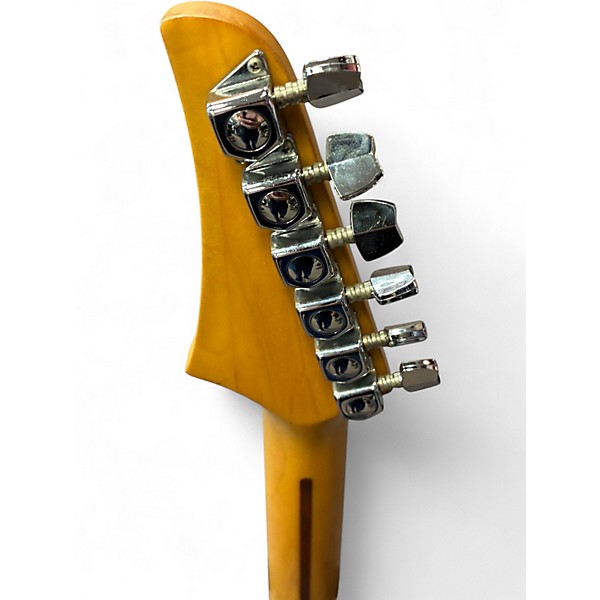 Used Lyon By Washburn SSS DOUBLE CUT Black Solid Body Electric Guitar