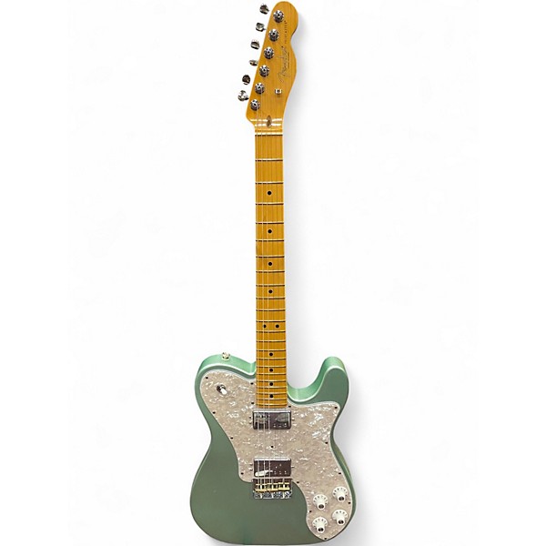 Used Fender American Professional II Telecaster Deluxe Mystic Surf Pearl Solid Body Electric Guitar