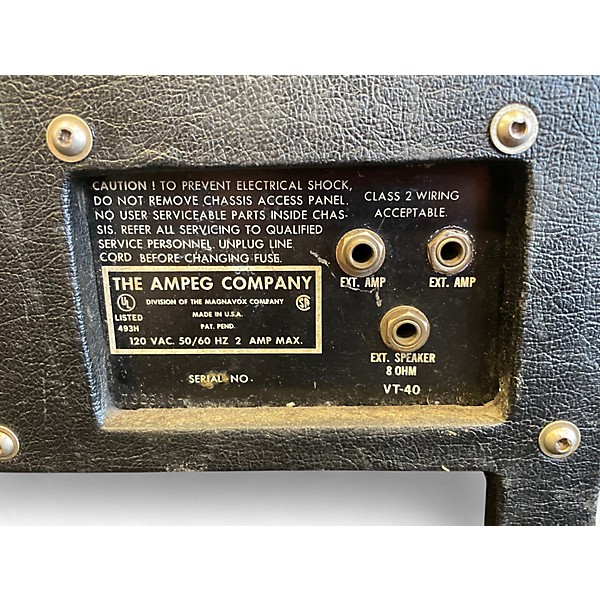 Vintage 1970s Ampeg VT-40 Tube Guitar Combo Amp