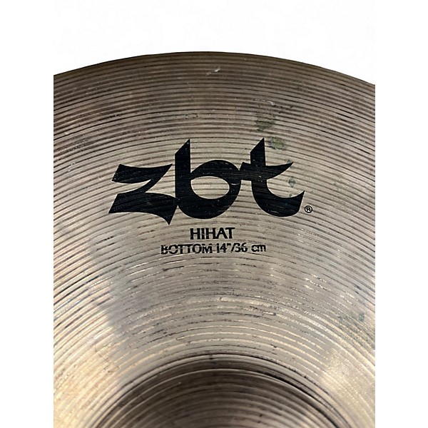 Used Zildjian 14in ZBT Hi Hat Bottom Cymbal