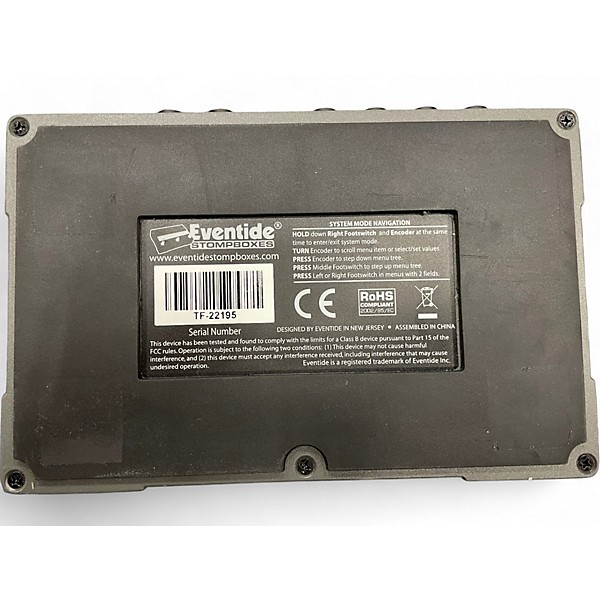 Used Eventide Time Factor Delay Effect Pedal