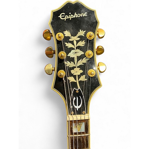 Used Epiphone Sheraton II Pro Black Hollow Body Electric Guitar