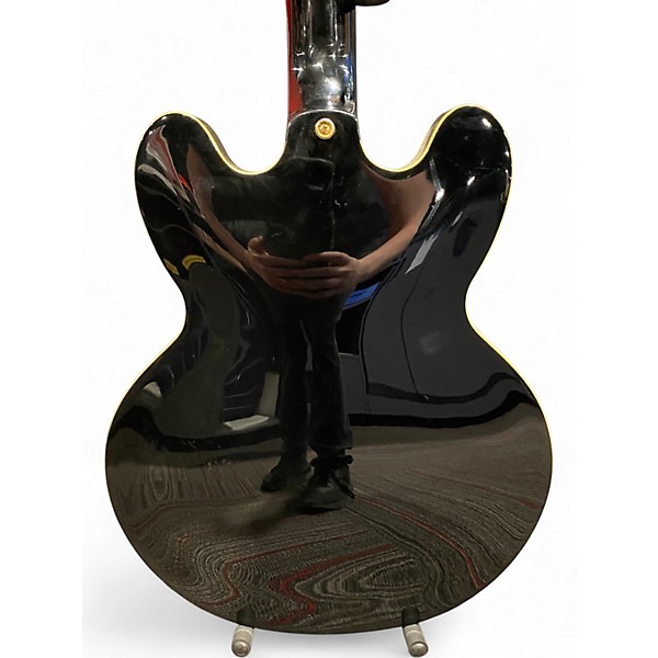 Used Epiphone Sheraton II Pro Black Hollow Body Electric Guitar