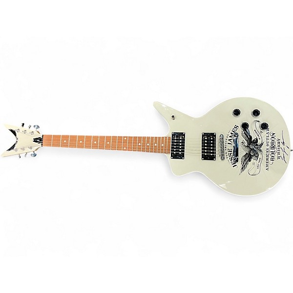 Used Dean Cadi X White Solid Body Electric Guitar