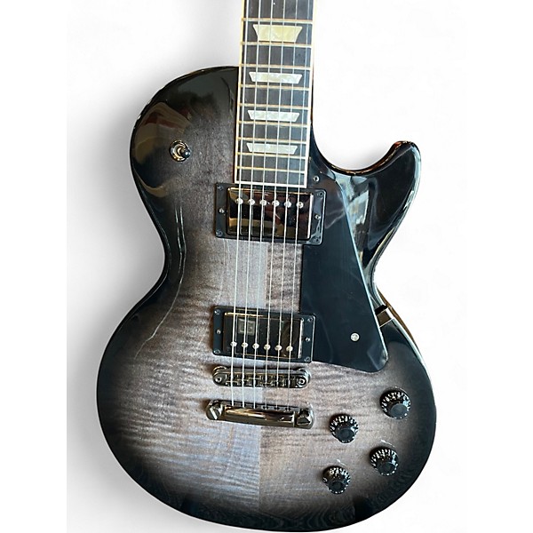 Used 2024 Gibson Les Paul Studio Session Translucent Ebony Burst Solid Body Electric Guitar