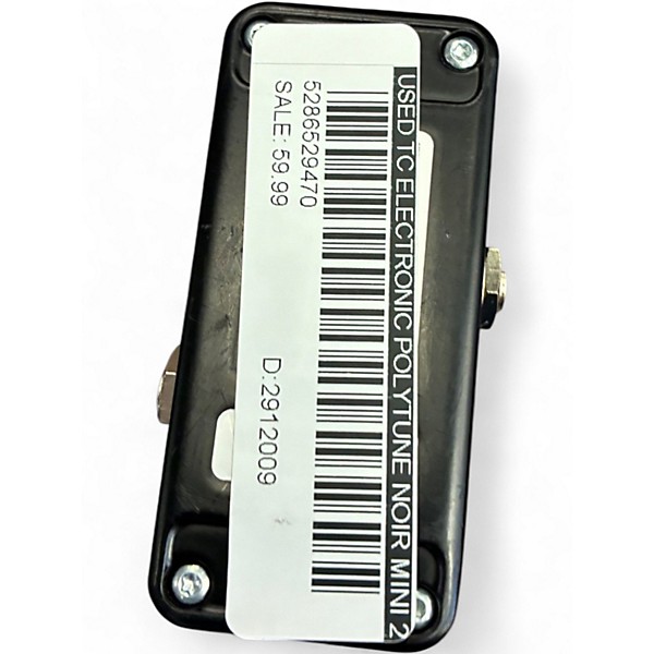 Used TC Electronic Polytune Noir Mini 2 Tuner Pedal