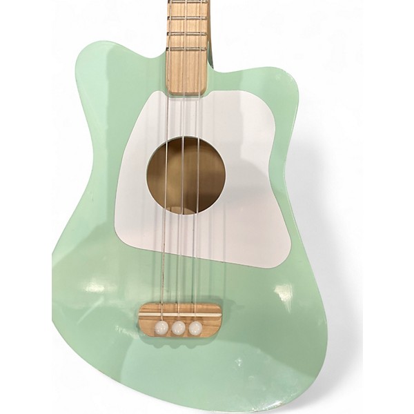 Used Loog mini acoustic Green Acoustic Guitar