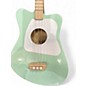 Used Loog mini acoustic Green Acoustic Guitar