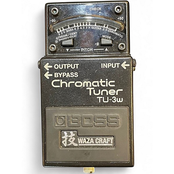 Used BOSS TU3W Waza Craft Chromatic Tuner Pedal