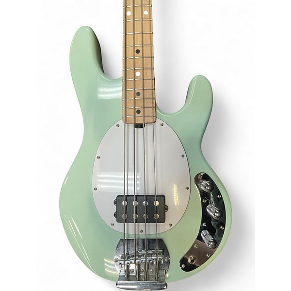 Used Sterling by Music Man Ray4 Seafoam Green Electric Bass Guitar
