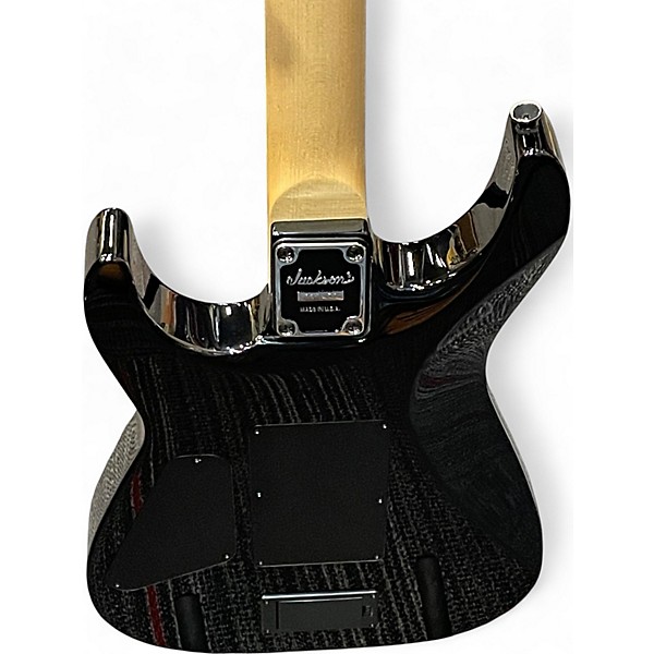 Used Jackson DK1 USA CUSTOM SHOP Black Solid Body Electric Guitar