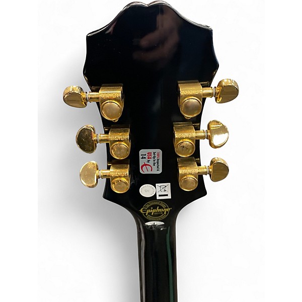 Used Epiphone Sheraton II Ebony Hollow Body Electric Guitar