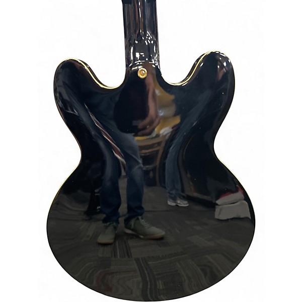 Used Epiphone Sheraton II Ebony Hollow Body Electric Guitar